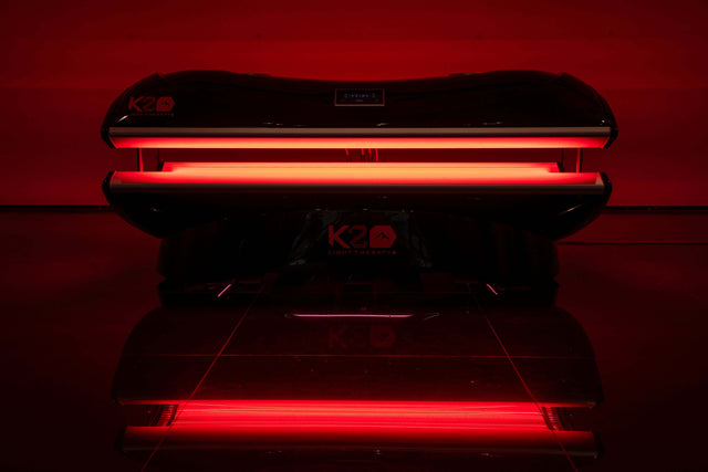 Red Light Therapy Calgary Boost Your Wellness at K2 Light Therapy Pod featuring red light technology.